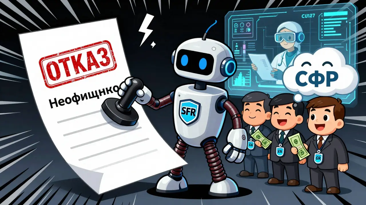 Робот-бюрократ отклоняет бумажный больничный, а три работника получают выплаты от облака СФР.