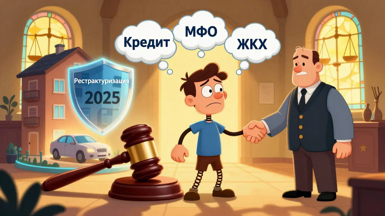 Реструктуризация долгов физического лица: процедура и условия в 2025 году