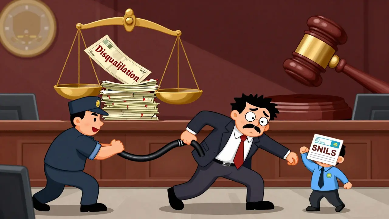 Директор уводят из суда, а на весах — штрафы, налоги и запрет на управление компанией.