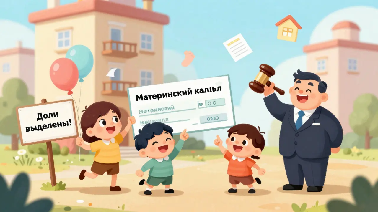 Регистрация долей детей при использовании материнского капитала: порядок в 2025 году
