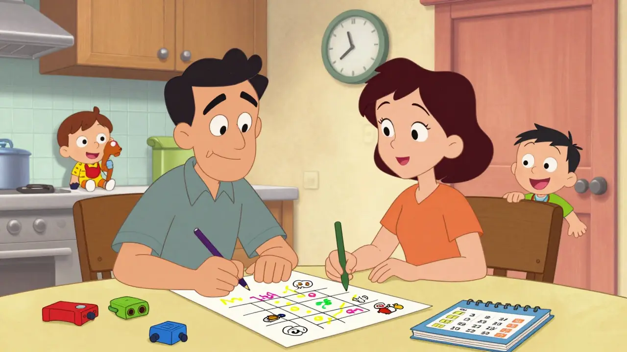 Порядок общения с ребенком после развода: график встреч и права родителей