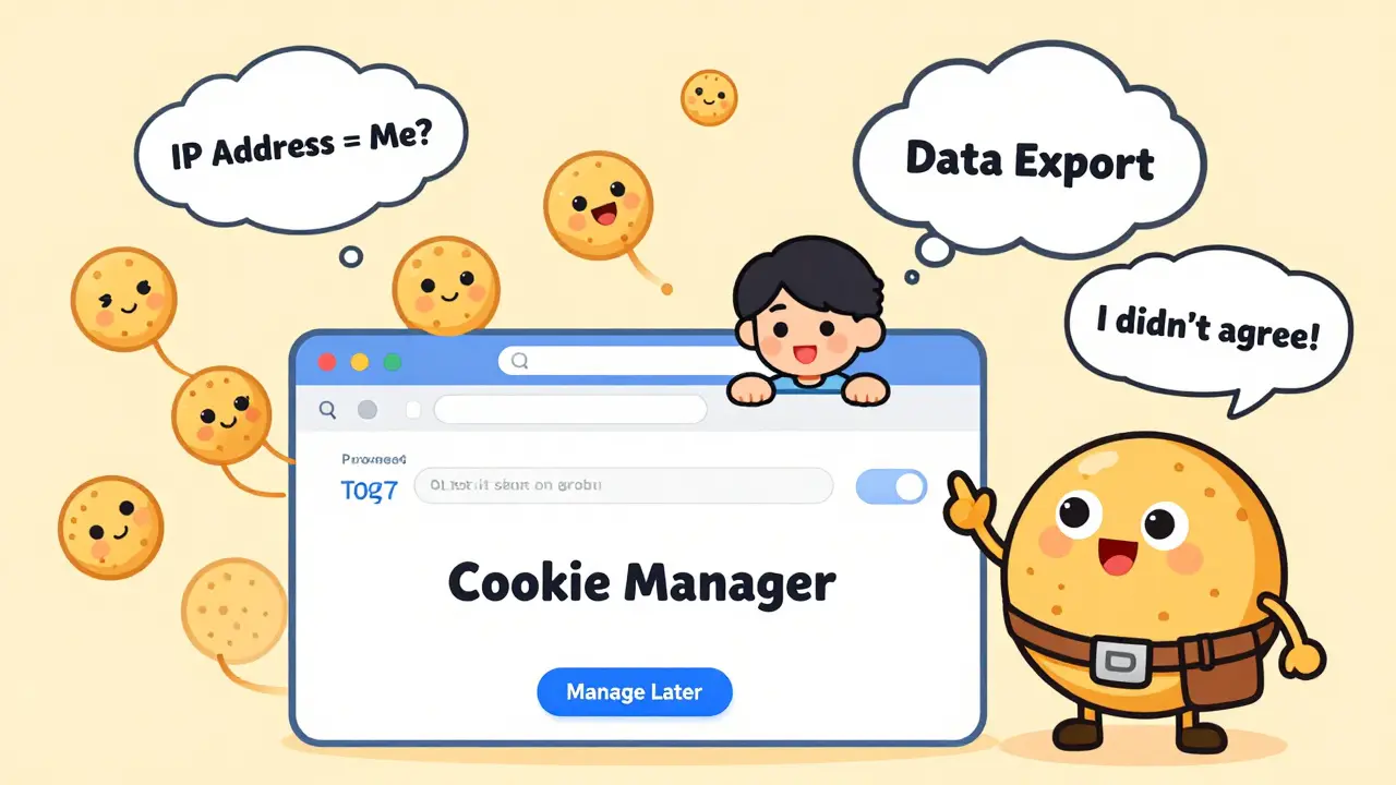 Пользователь не замечает, как его данные улетают, пока не появляется менеджер куки