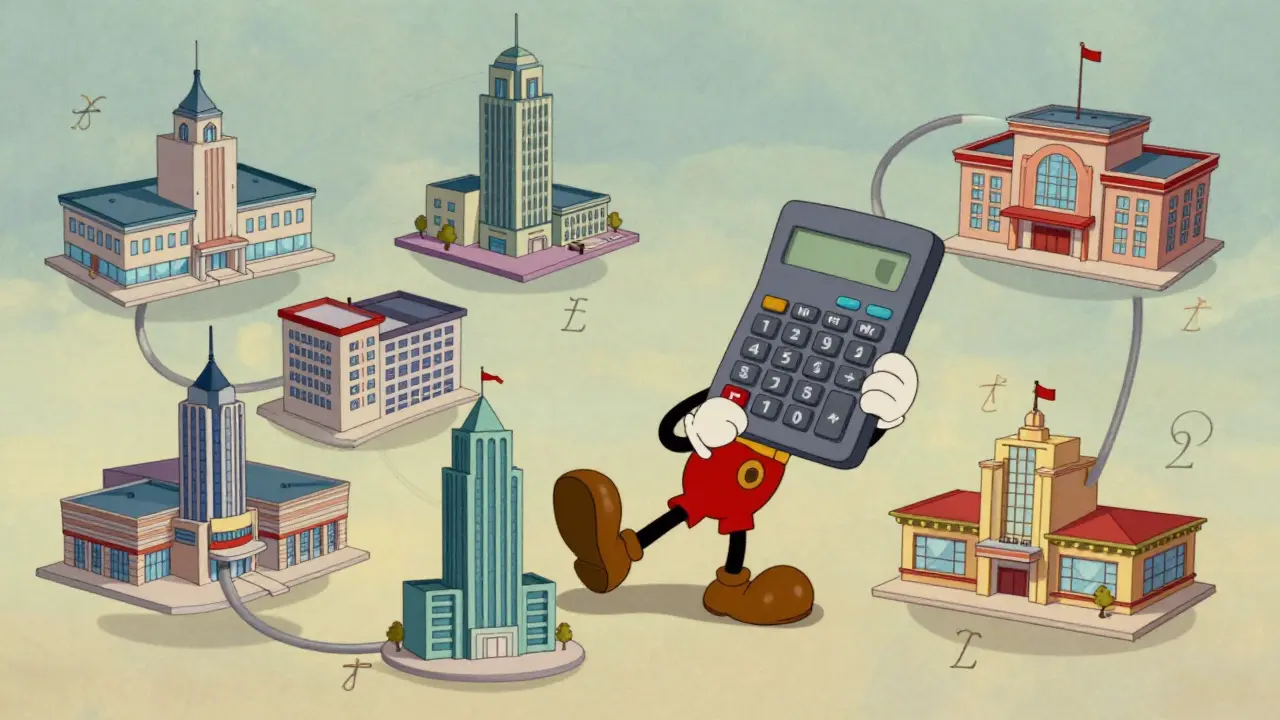 Торговые и офисные здания с калькулятором