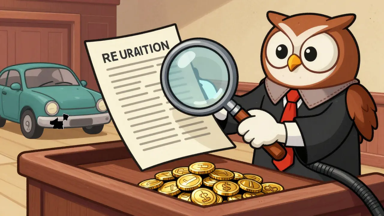 Победа в суде и получение компенсации за ремонт автомобиля