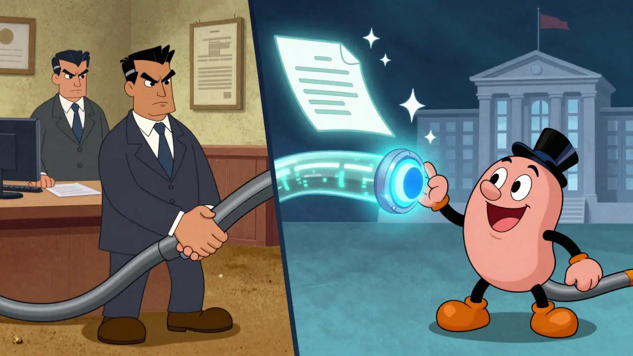 Сравнение традиционной подачи документов через нотариуса и электронной подачи