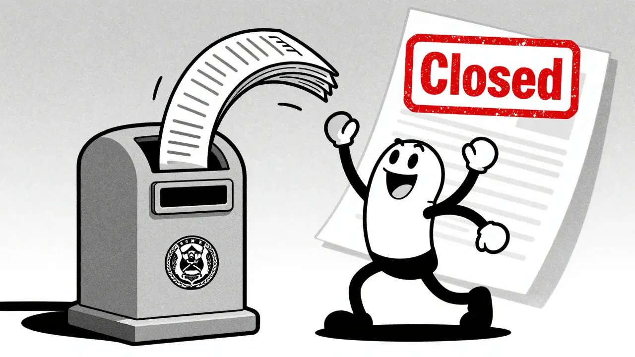 Веселый персонаж отправляет чеки об оплате, празднуя закрытие долга